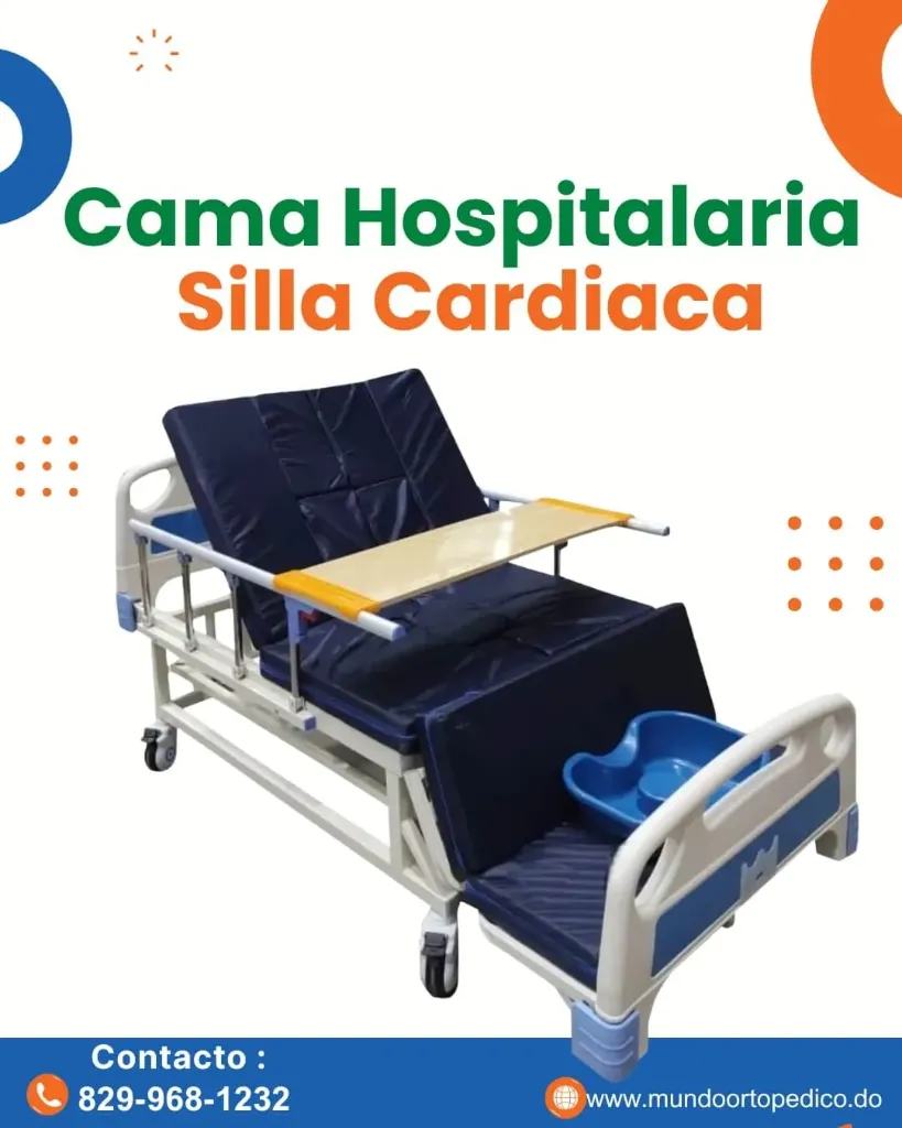 [SKU-000020] Cama De Hospital Y Silla Cardiaca Con Colchón Y Orinal